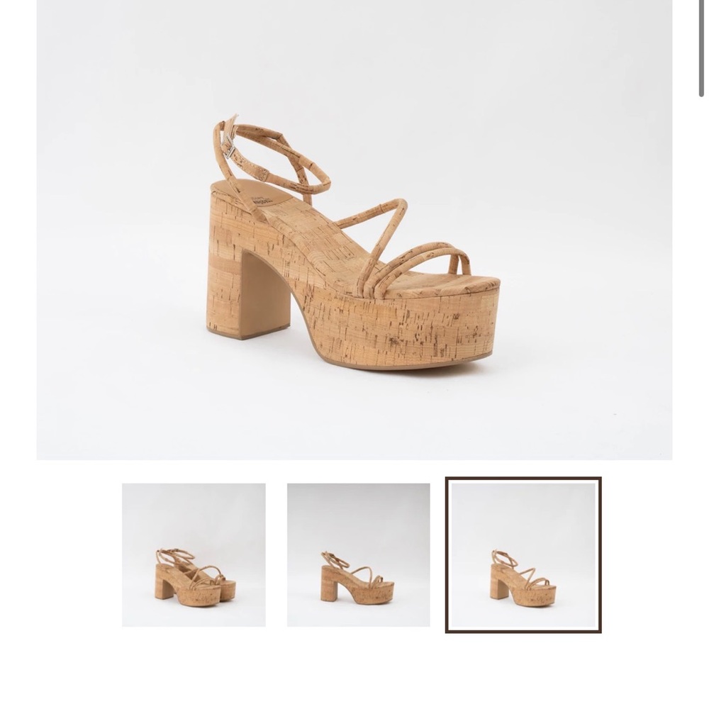 Jeffrey Campbell Mamba Platform Sandals Cork